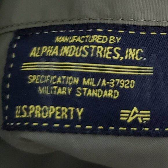 (Pre-owned) Alpha Industries MA-1 Bomber Flight Jacket (Reversible) (XL) - Picture 10 of 10